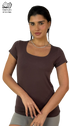 חולצה קצרה בד כפול – דגם הילה (ארוך בבטן)